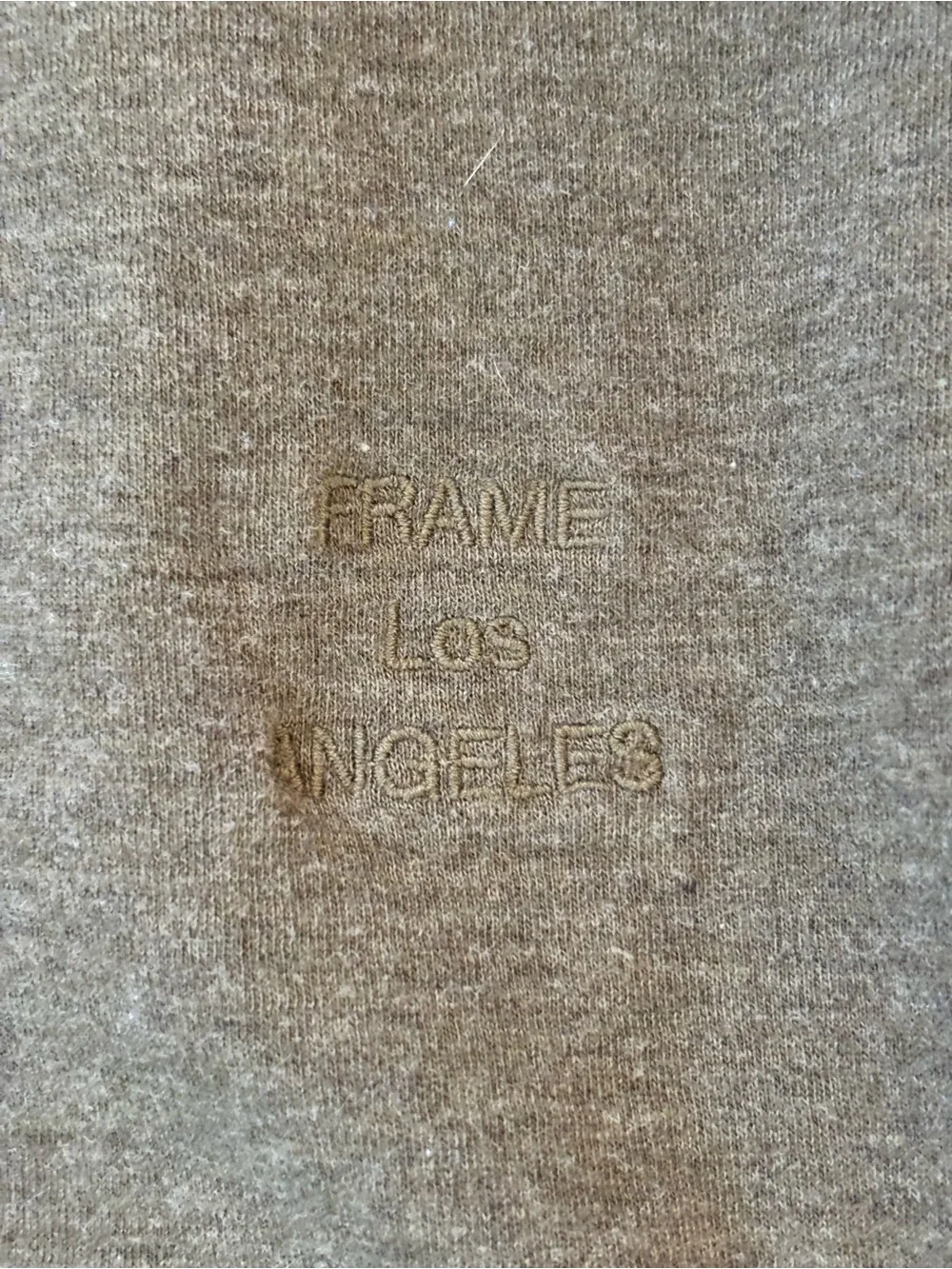 Frame Denim Men's Hooded Pullover Sweater Army Green 100% Cotton